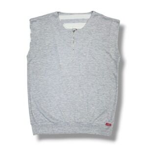 Vintage DJ Smash 90s Pullover Sleeveless Gray Sweatshirt Size Small